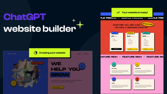 ChatGPT Website Builder: Useful Insights, Tool Features, Pricing