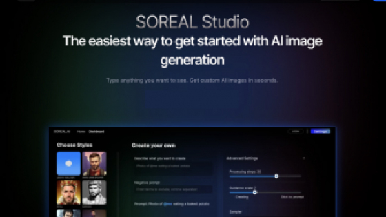 Soreal.AI Studio - Vorteile, Features und Pricing