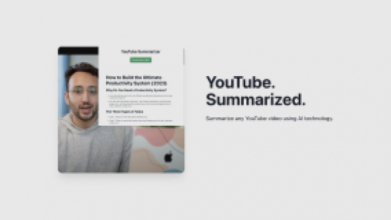 YouTube Summarized - Features, Pricing, Alternatives