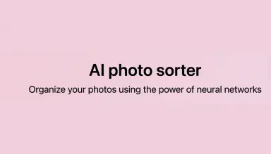 AI photo sorter