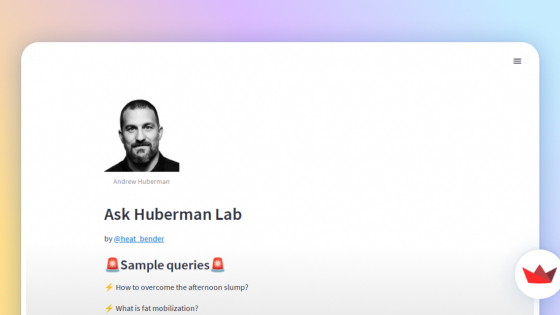 Ask Huberman Lab - Benefits, Features and Pricing