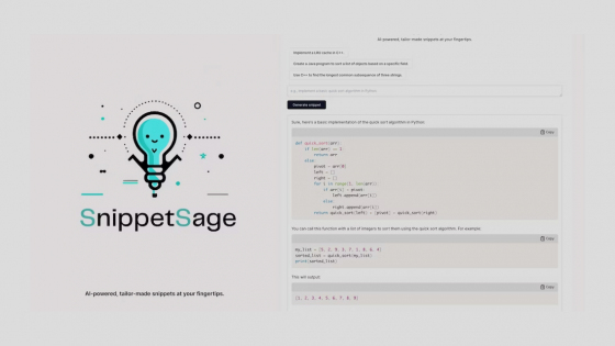 SnippetSage - AI Tool Overview and Functionality