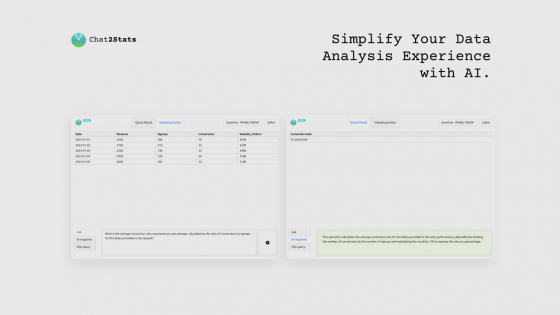 Chat2Stats - Benefits, Features and Pricing