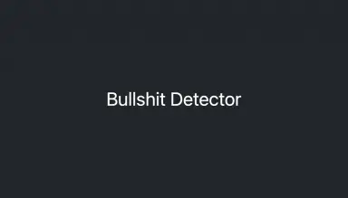 Bullshit Detector