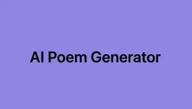 AI Poem Generator