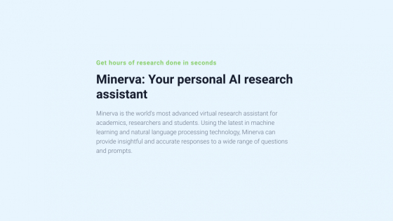 Minerva AI : Funktionen, Preisoptionen und nützliche Links