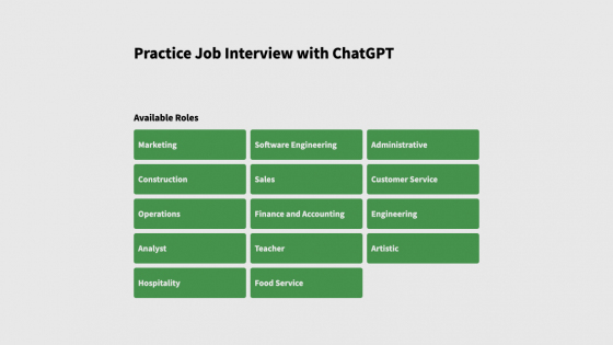 Practice Interview - Überblick und Funktionalität des KI-Tools