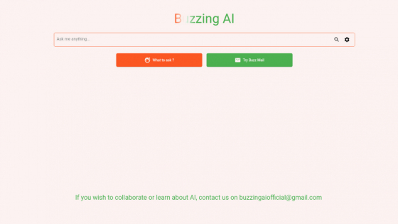 Ask Buzzing AI : Information, Similar AI-Tools, Pricing
