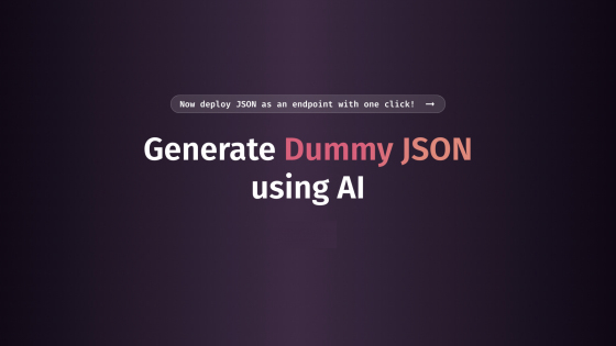 Generate JSON - Benefits, Features and Pricing