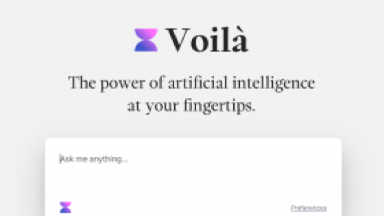 Voila - AI Tool Information and Features