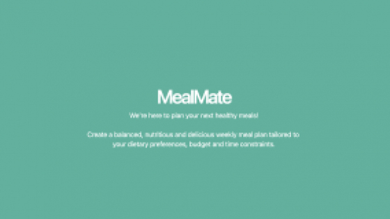 MealMate: Useful information, Features, Benefits