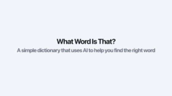 What Word Is That?: Features, Use Cases, Pricing