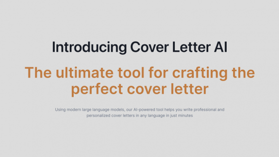 Cover Letter AI - Preisgestaltung, Anwendungsbeispiele, Informationen