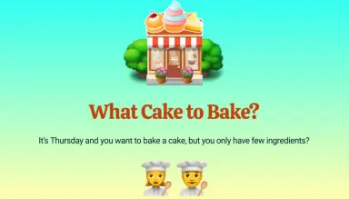 What Cake to Bake?