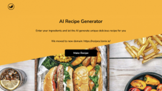 AI Recipe Generator : Information, Similar AI-Tools, Pricing