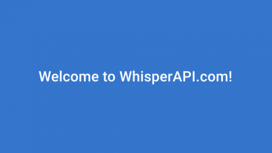 WhisperAPI - Особенности, Стоимость, Альтернативы