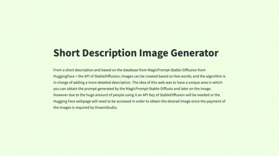 Short Description Image Generator - Benefits, Features and Pricing