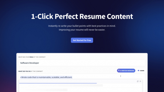 AI Resume Editor - AI-Powered Resume Builder: Features inc. GPT-3 ...