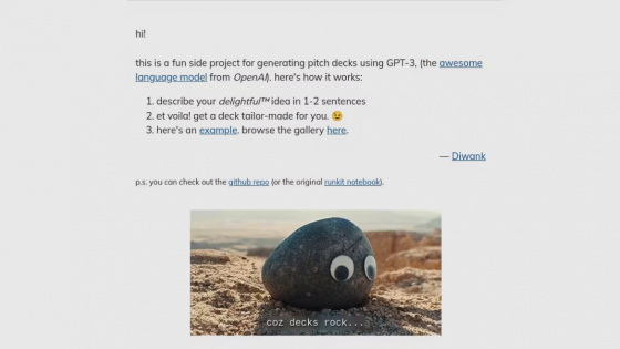 deck.rocks: AI Tool Features, Information, Pricing