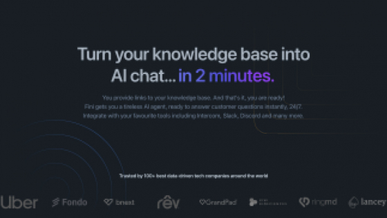 Fini - Increase Customer Retention with AI Chatbot: Fini | waildworld.com