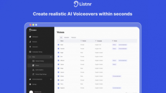 Listnr 2.0: AI Tool Features, Information, Pricing