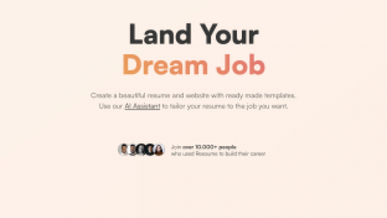 Resoume - AI-Powered Resume & Website Platform: Easy, Professional ...