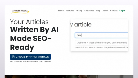 Article Fiesta : Information, Similar AI-Tools, Pricing