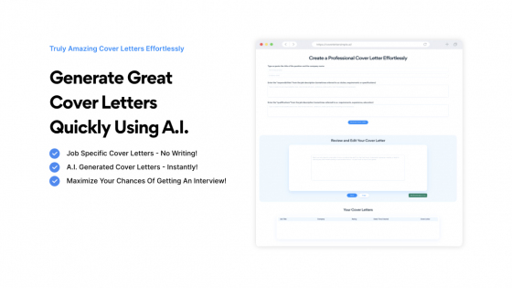 CoverLetterSimple.ai : Описание ИИ Инструмента, Информация, Стоимость
