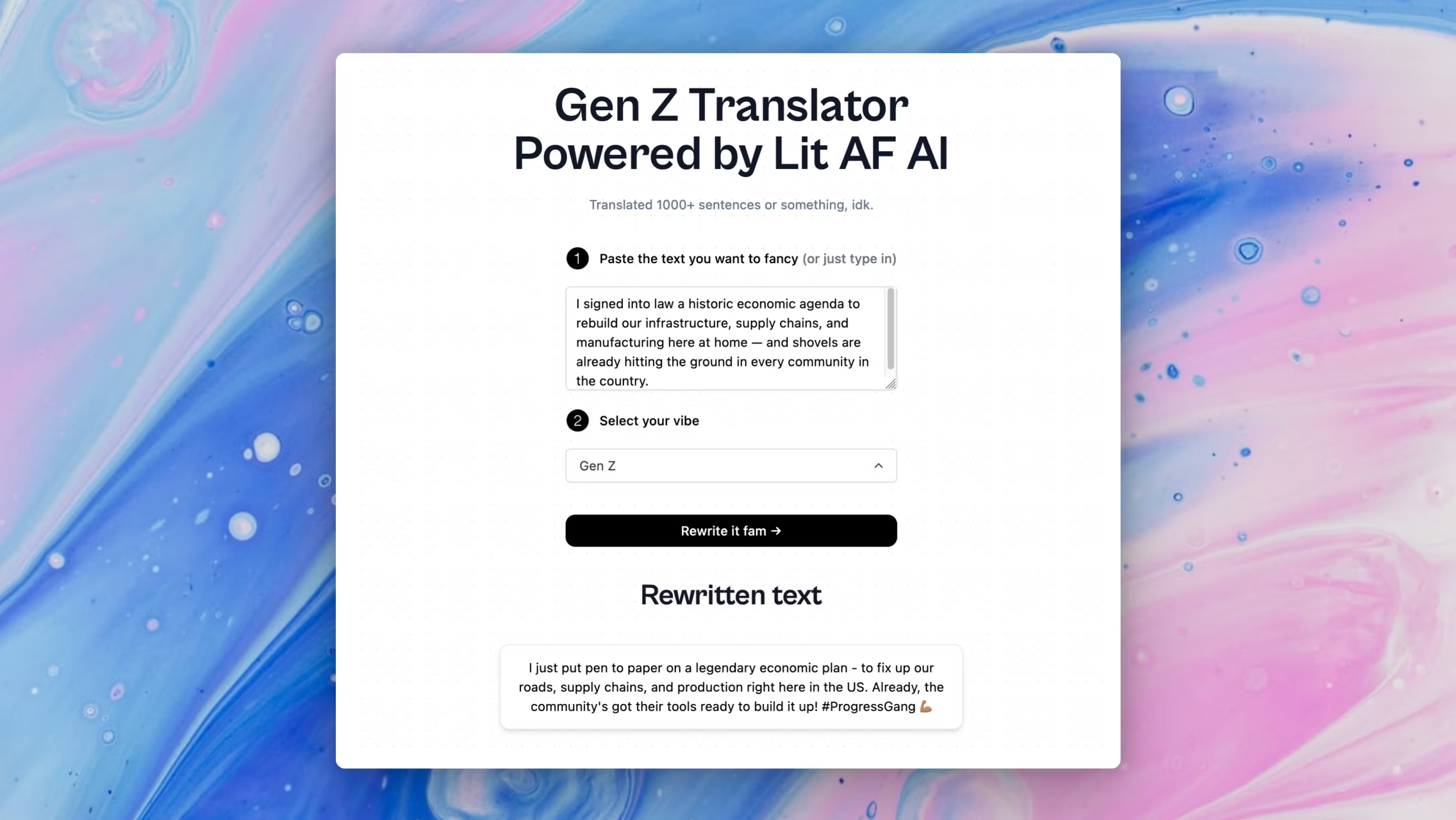 Gen Z Translator Transform Your Text into Gen Z Slang with AI