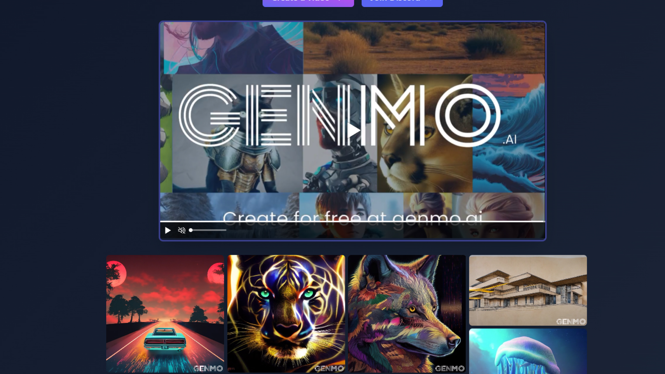 Genmo AI - AI-powered video creation and community video browsing with ...