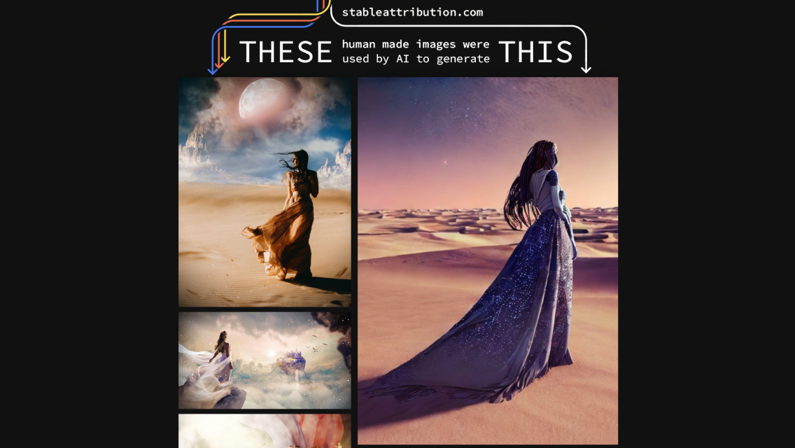 Stable Attribution Ai Tool For Image Generation From Text Using Vast